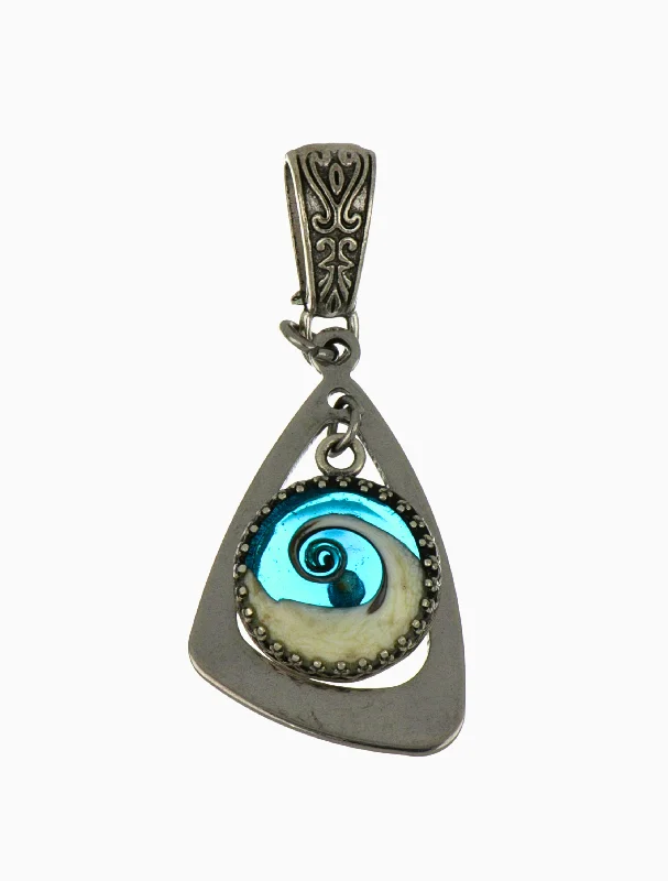 Wave Pendant - Blue