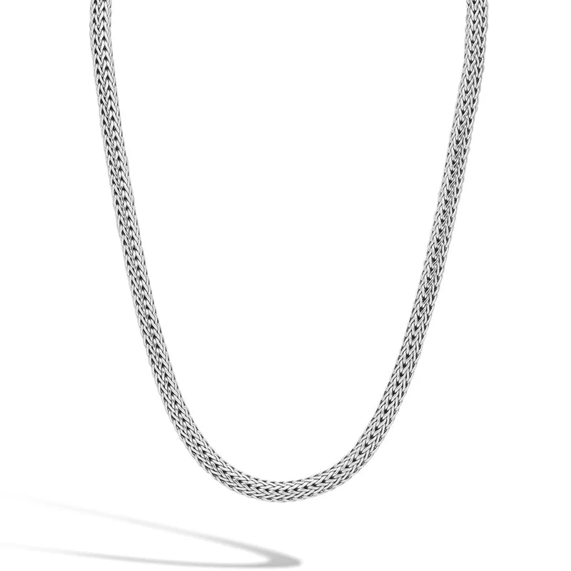 John Hardy Classic Chain Small Necklace with Chain Clasp in 18"