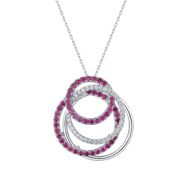 Purple Diamond Pendant (Purple Diamond 1.74 cts. White Diamond 0.56 cts.)