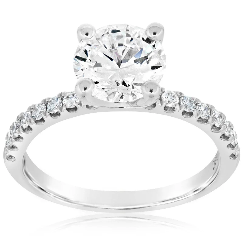 1/3 Carat Round Diamond Engagement RIng Setting