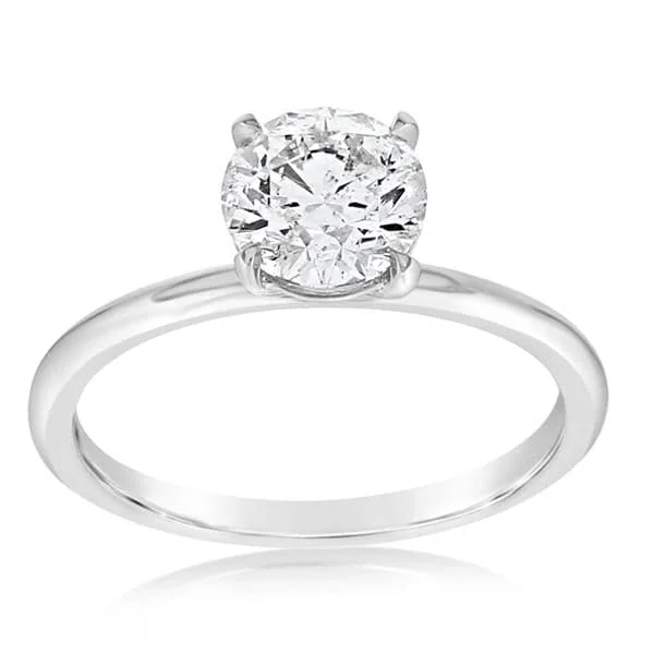 Complete 2.01 Carat Diamond Solitaire Engagement Ring