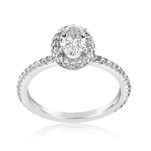 Complete .83 Carat Diamond Engagement Ring