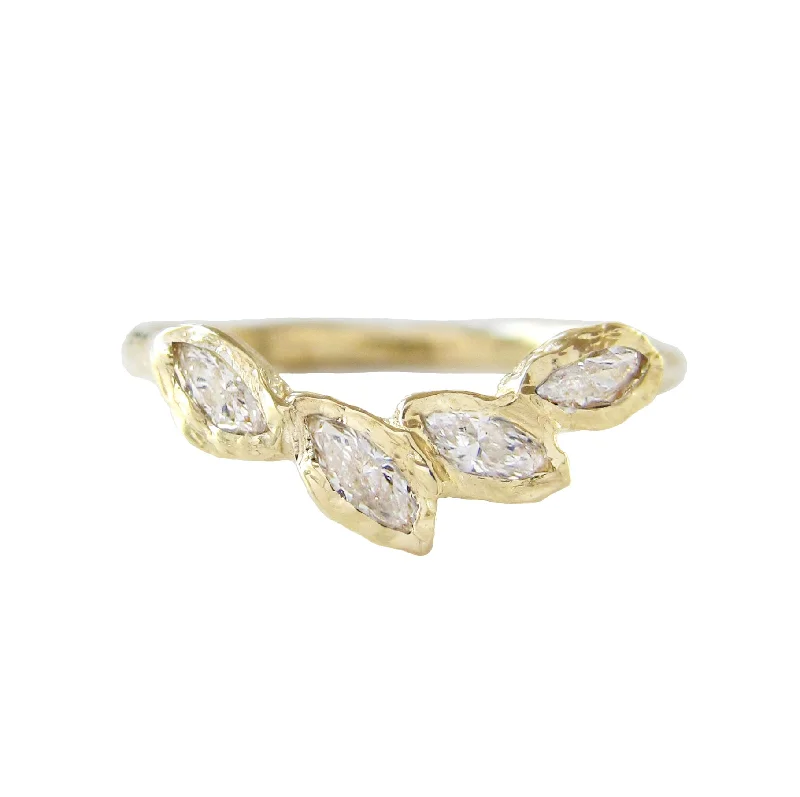 Petal Diamond Ring