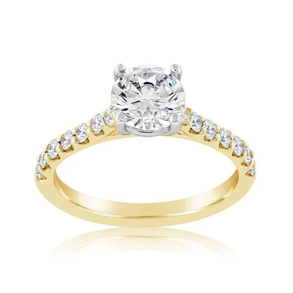 PRECISION SET Diamond Engagement Ring Setting