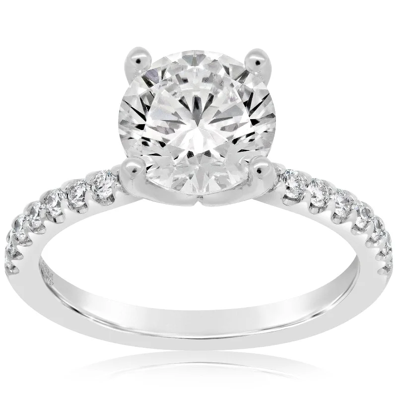 PRECISION SET New Aire Diamond Engagement Ring Setting