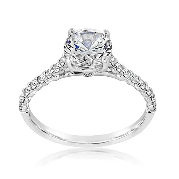 PRECISION SET New Aire Silk Engagement Ring Setting