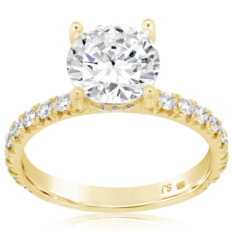 Round Diamond Engagement Ring Setting