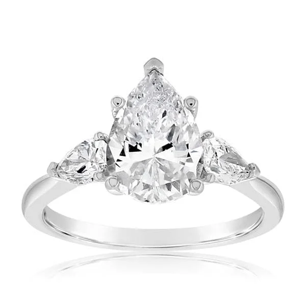 Three Stone Diamond Engagement Ring Setting