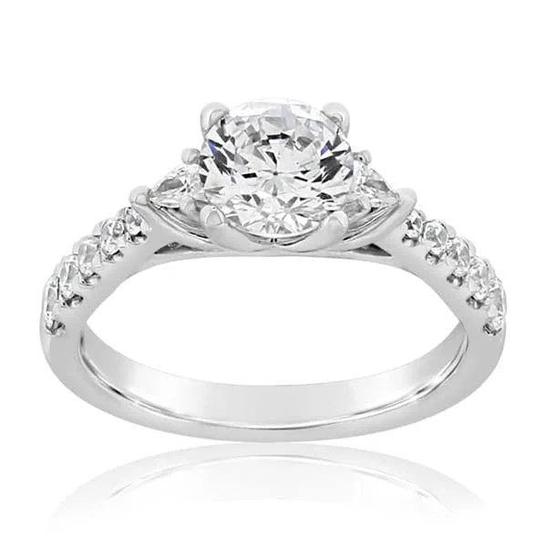 Three Stone Diamond Engagement Ring