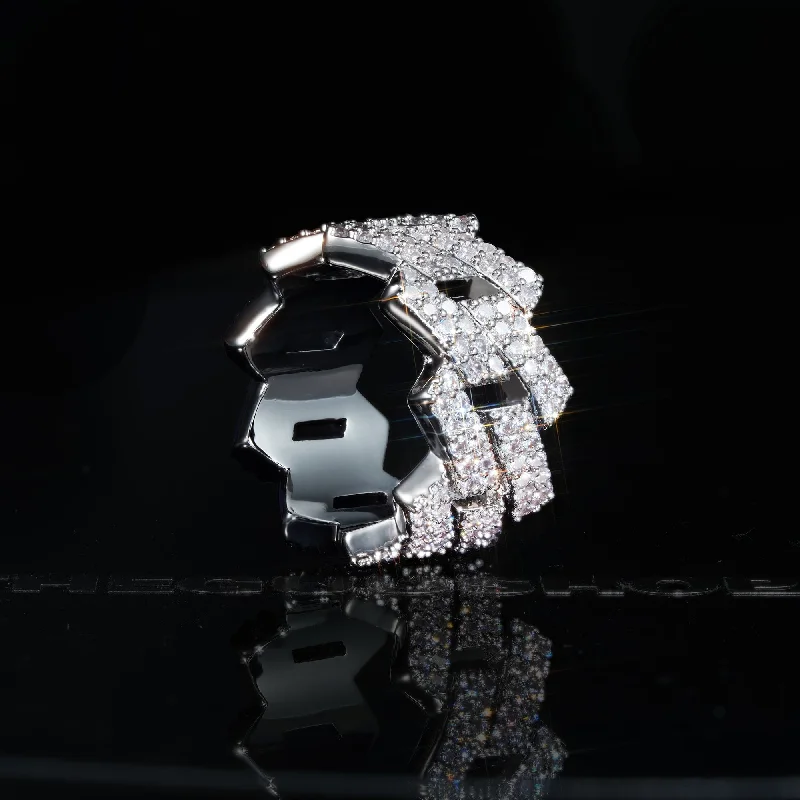 18K Gold-Plated Micro-inlay AAA CZ Ring