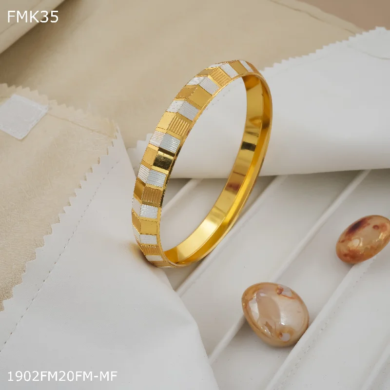 FreeMen golden and silver kada for Men FMK35