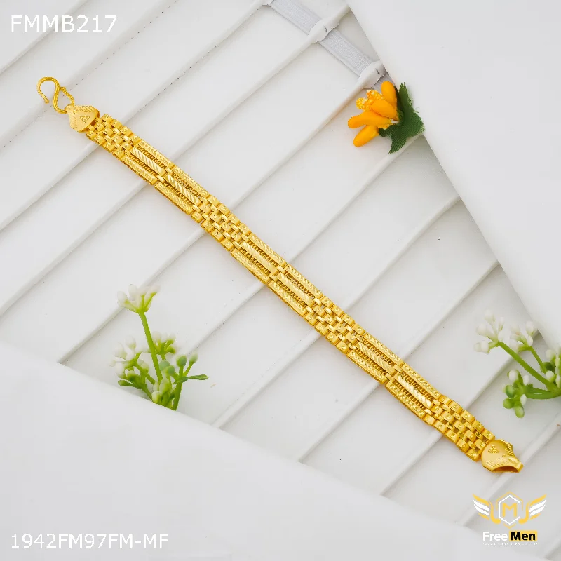 Freemen Passi Spring goldne Bracelet For Men - FMMB217