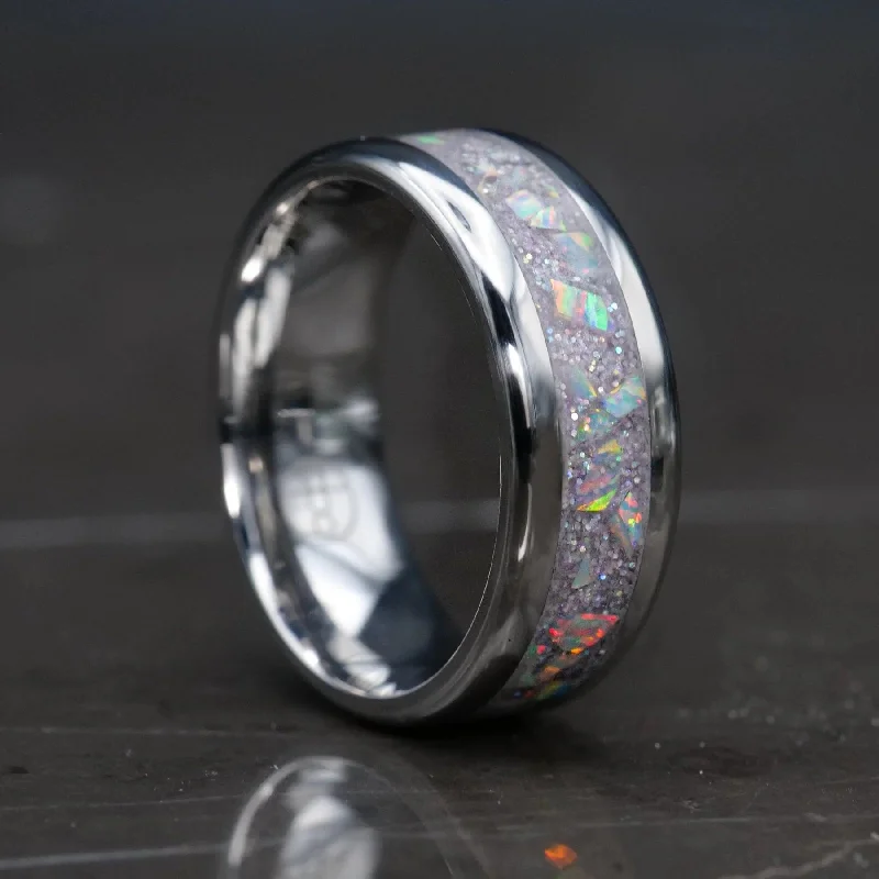 Radiant Pearl Opal Glowstone Ring