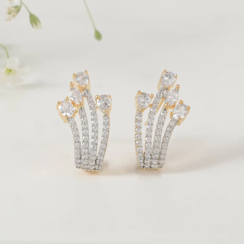 Cute Diamond stud earring for women