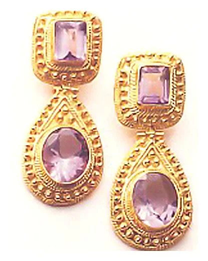 Malabar Amethyst Earrings