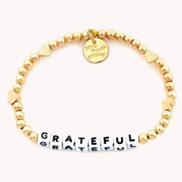 Gold Filled Lucky Symbols Grateful Bracelet