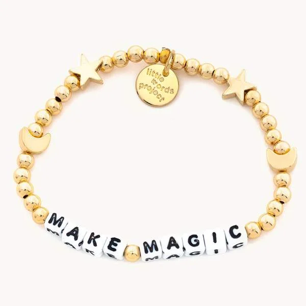 Gold Filled Lucky Symbols Make Magic Bracelet