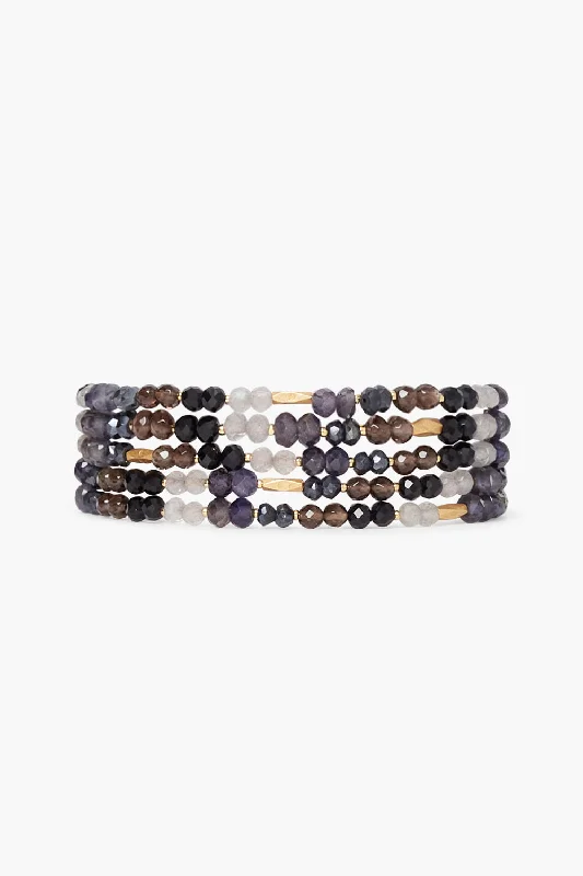 Indio Naked Wrap Bracelet Black Mix