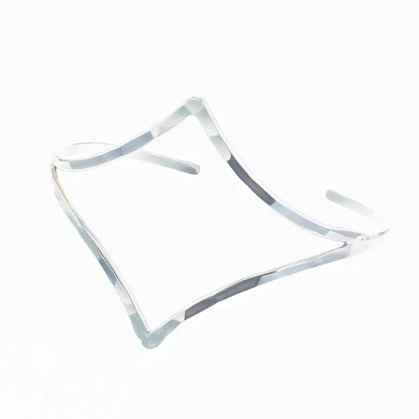 Silver Aziza Cuff Bracelet