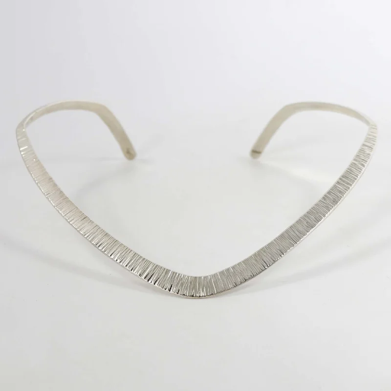 Hammered Collar Necklace