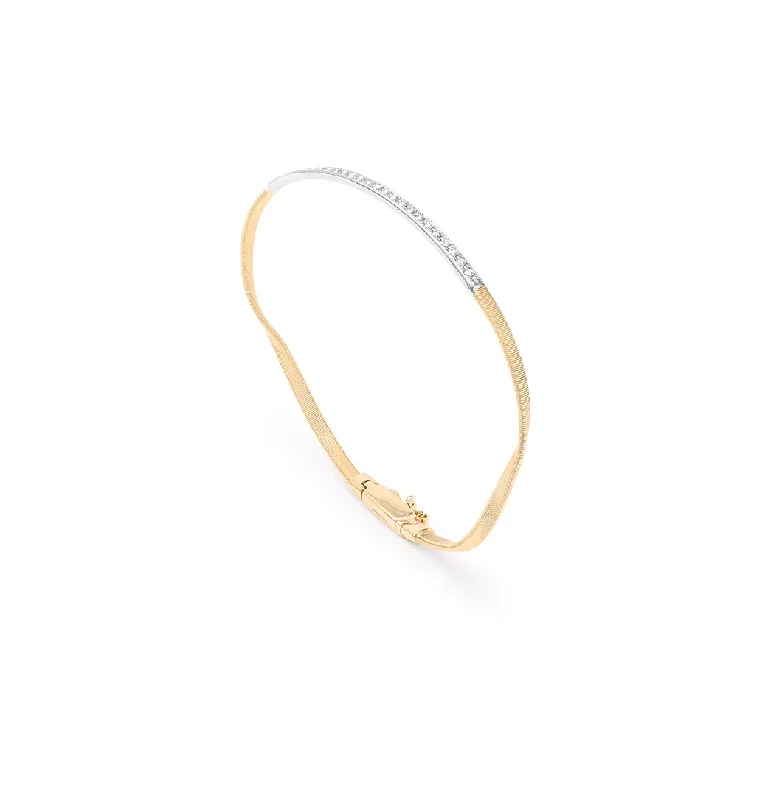 Marco Bicego Marrakech Bangle with Diamond Bar