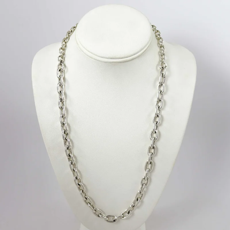 Silver Link Necklace