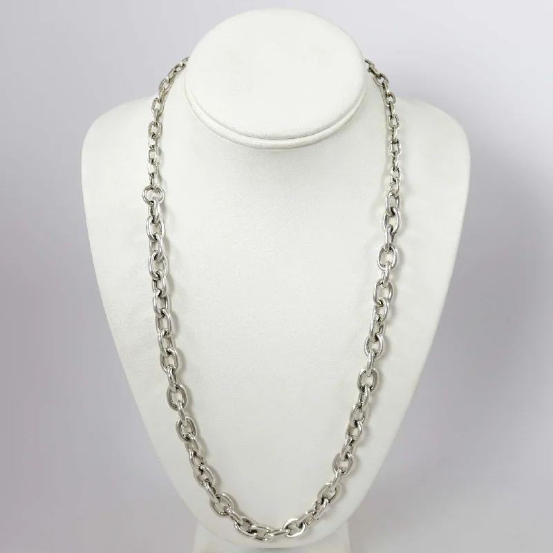 Silver Link Necklace