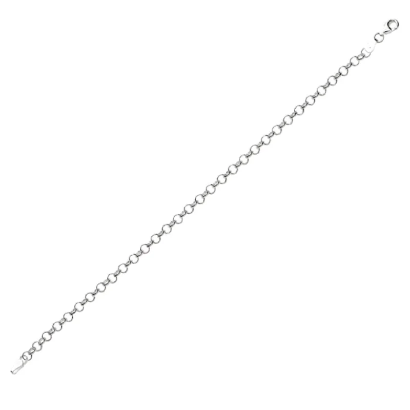 Sterling Silver 7.25-inch Lobster Clasp Bracelet