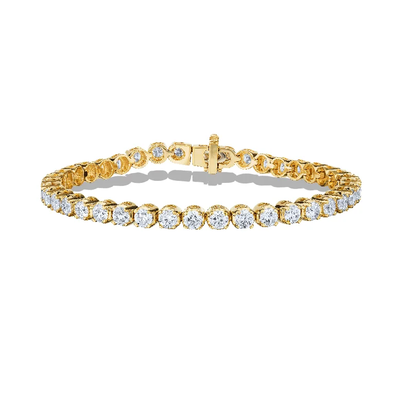 Sabel Collection Yellow Gold Diamond Tennis Bracelet